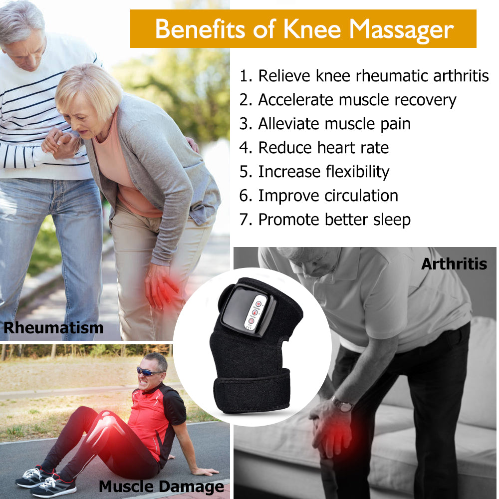 Electric Infrared Knee & Elbow Massager for Pain Relief