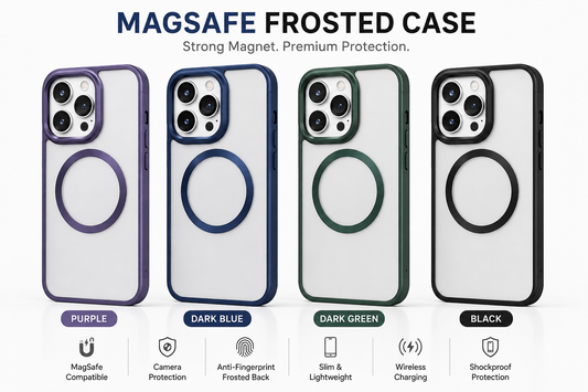 MagSafe Clear Frosted Magnetic Case