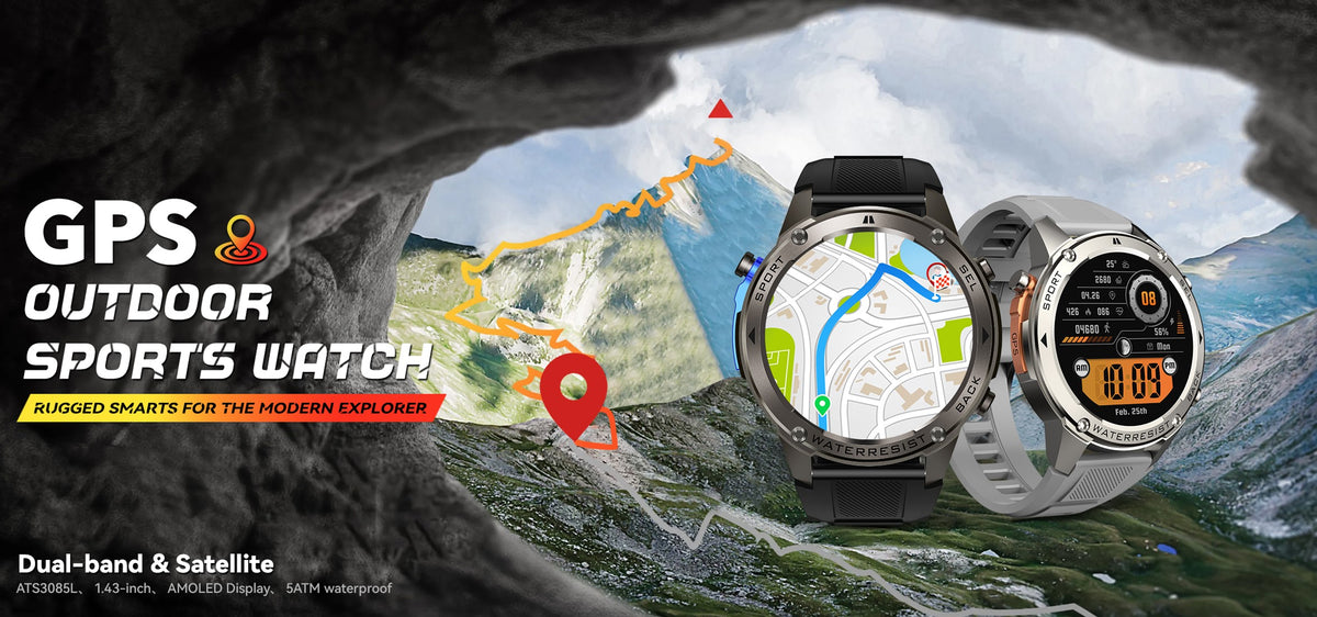 Xssive GPS Smart Watch XSS-SW11 - Zwart